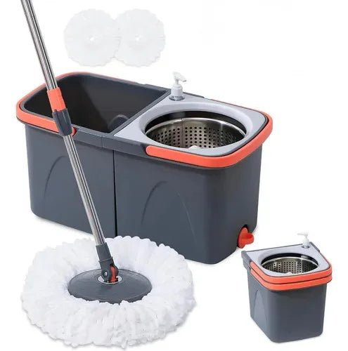 👉 360° Spin Mop Cleaner – Easy Floor Cleaning with Rotating Microfiber Head