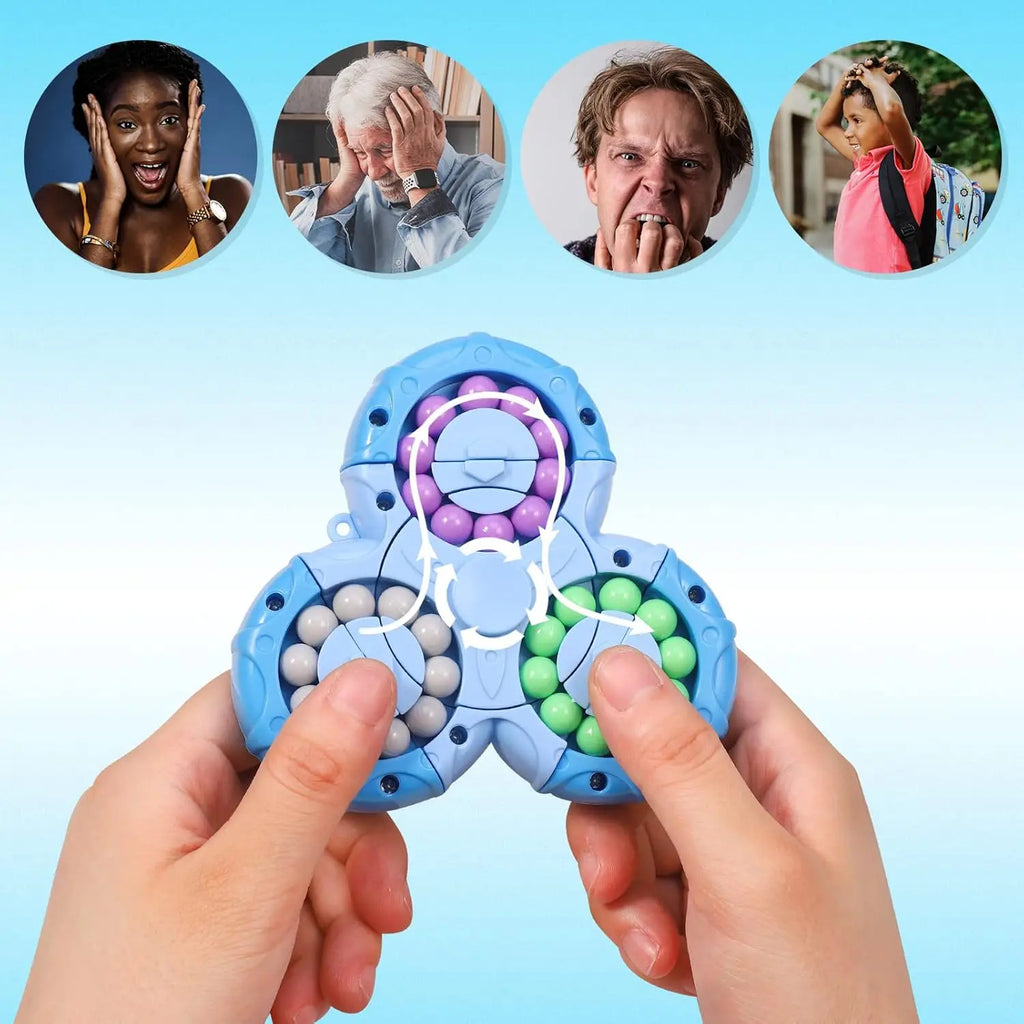 Fidget Spinner Puzzle Toy | Stress Relief Toy | Brain Teaser for Kids & Adults