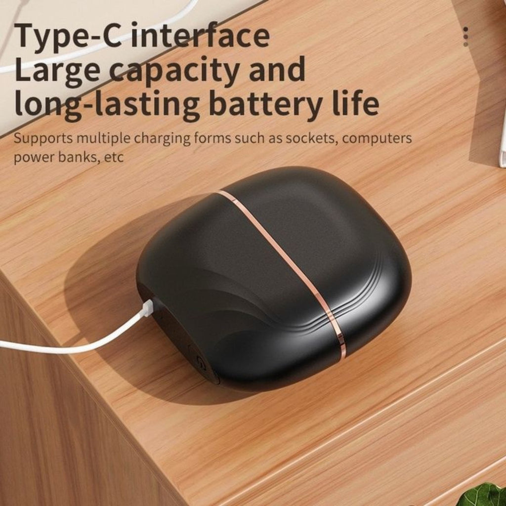Mini Cordless Hair Straightener Brush – Portable Wireless Comb